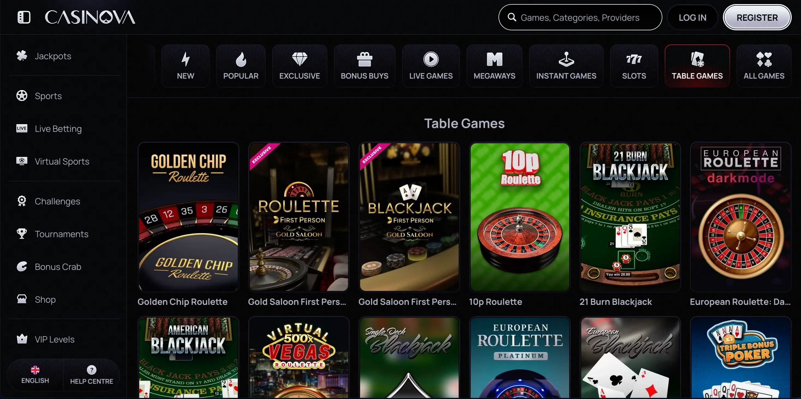 casinova kasino